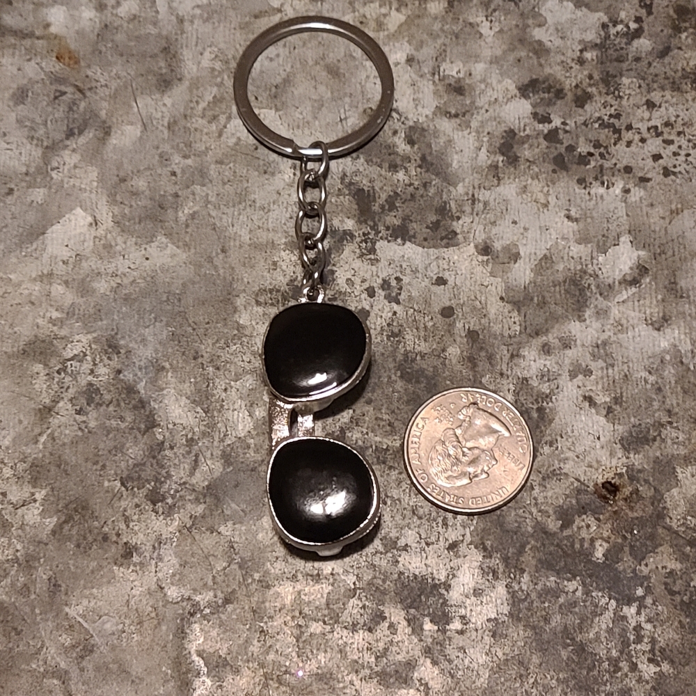 Sunglasses charm keychain